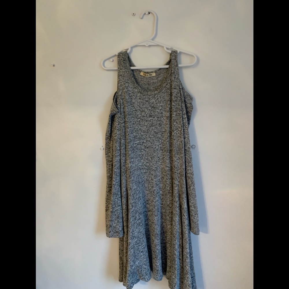 Gray Sweater Dress